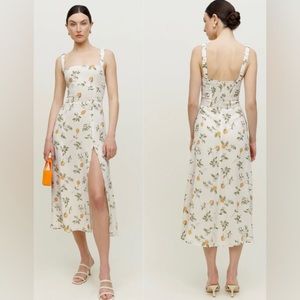 Dominique Dress in Citron